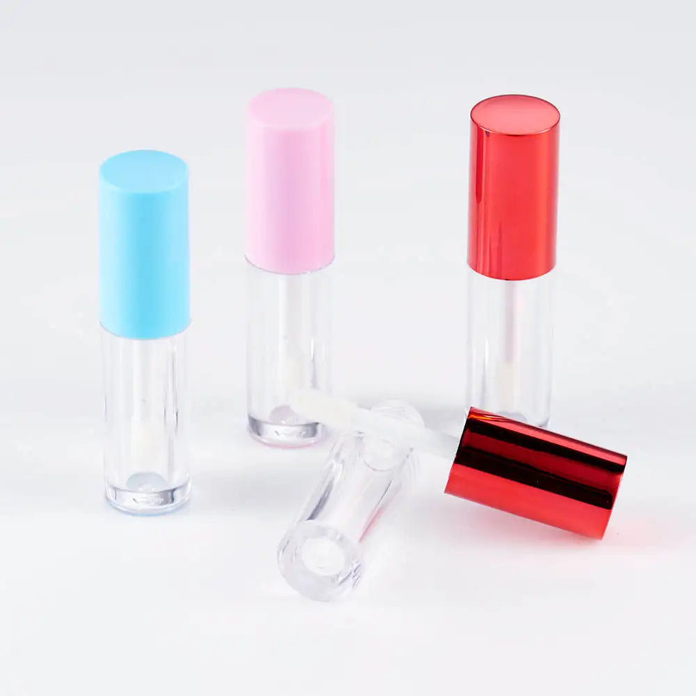 HUIHO Factoryhigh Quality Low Price Lip Glaze Bottle Color Liquid Lipstick Container Empty Lip Gloss Tubes with Brush