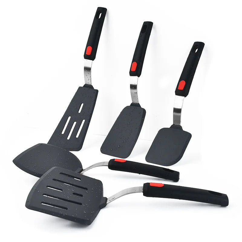 2022 2023 Hot Sales Kitchen Utensils Set Nonstick Cookware Set with Holder Silicone Cooking Tools