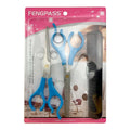 Professional Stainless Steel Hair Scissors Set Cutting and Thinning Shears Barber Salon Tools