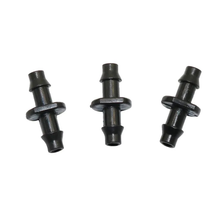 1000 Pieces/bag 1/4 Inch Garden Irrigation Hose Fittings Double Barb Straight Water Hose Connectors