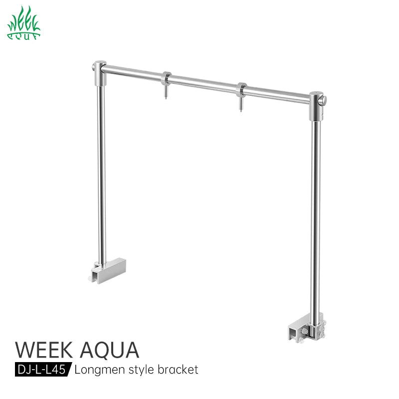 WEEKAQUA DJ-L-L45  Aquarium Light Suspension System Light Stand 304 Stainless Steel Tank Aquarium Hanger Bracket for Light