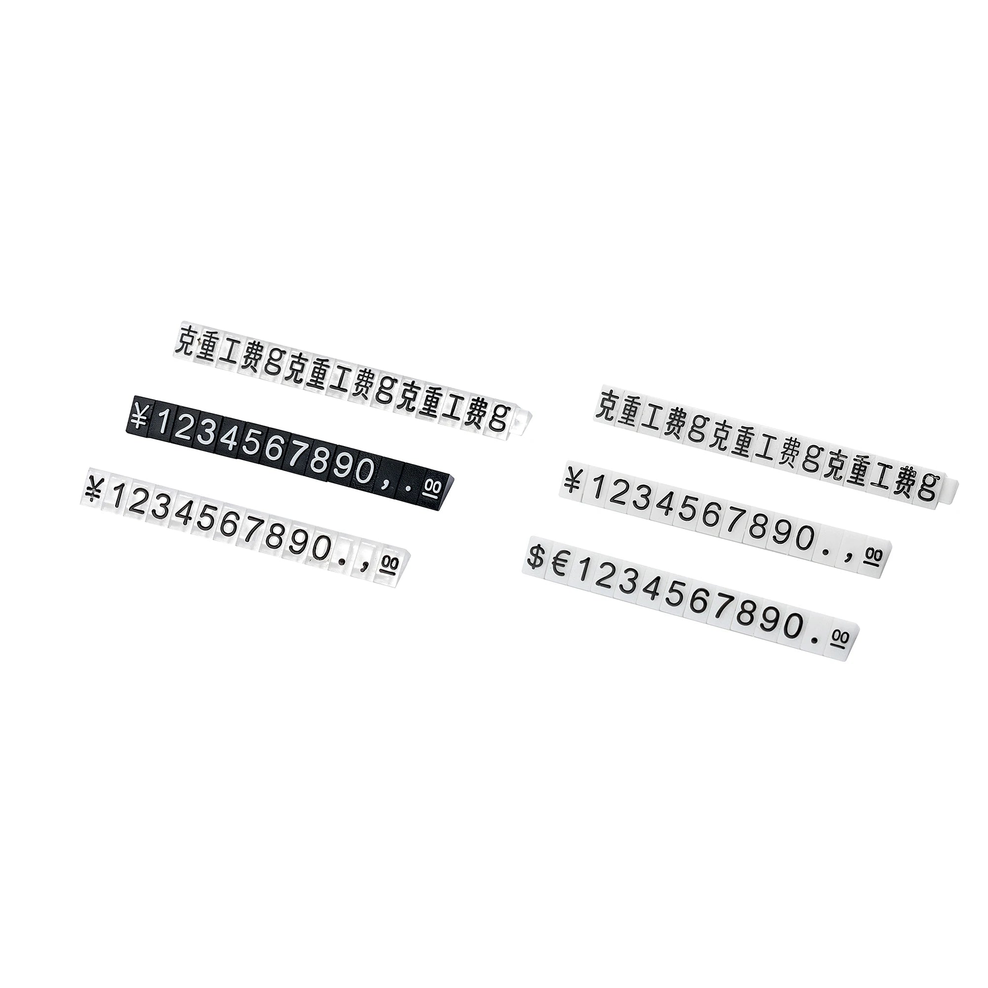 Wholesale Clear Plastic 3mm Thickness US Dollar Pricing Sign Cube Display Rack for Jewelry Watch Sunglass Stores