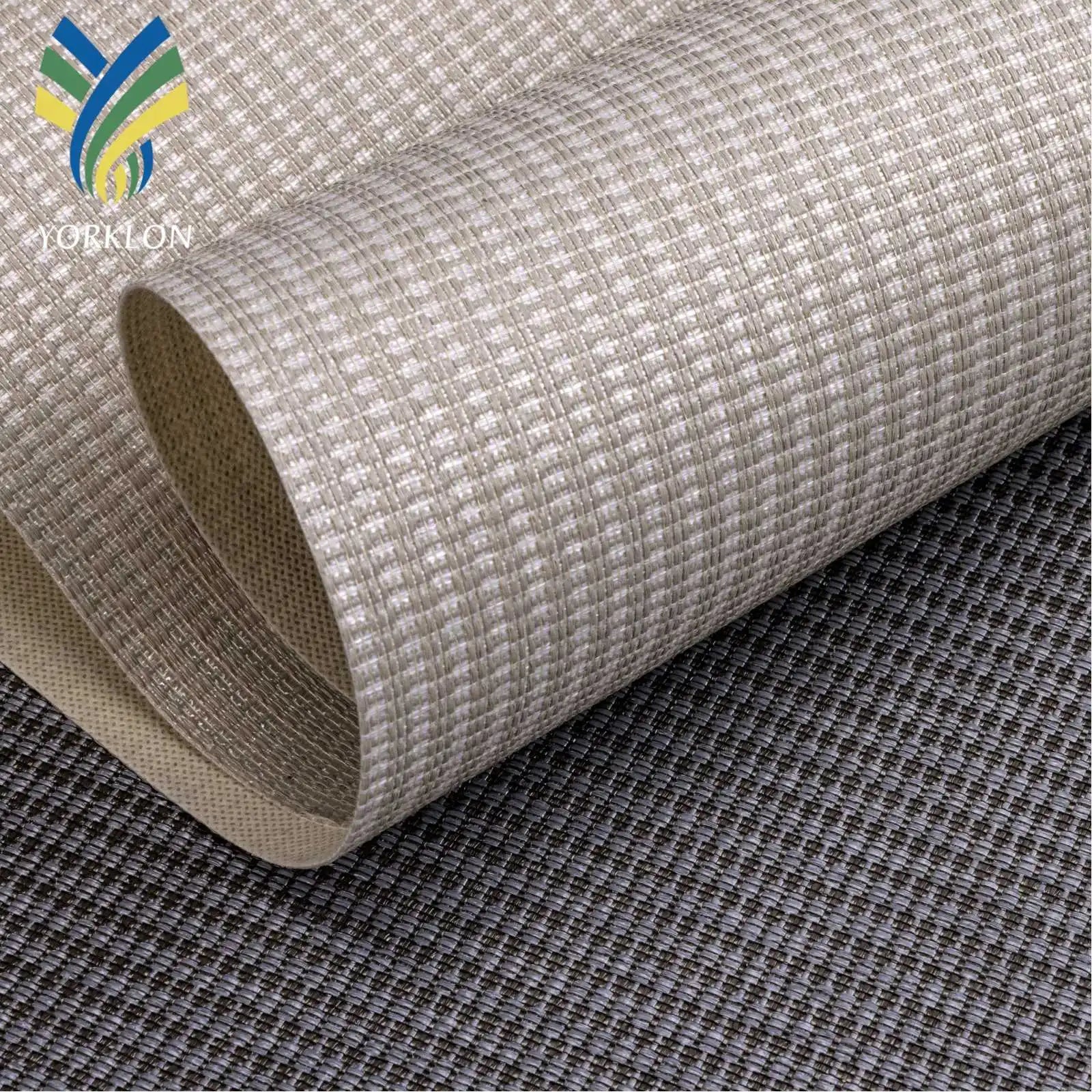 CX 6617 Custom Modern Woven Wall Paper Rolls Anti-Scratch Waterproof Wallpaper Hotel Decors Free Wall Coverings Office Use