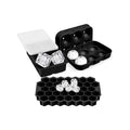 3 Packs BPA Free Eco-Friendly Easy Release Mini Ice Cubes Silicone Ice Cube Tray Set