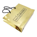 Wholesale Clothing Apparel Cosmetic Custom Printed Luxury Gold Paper Packaging Shopping Bags