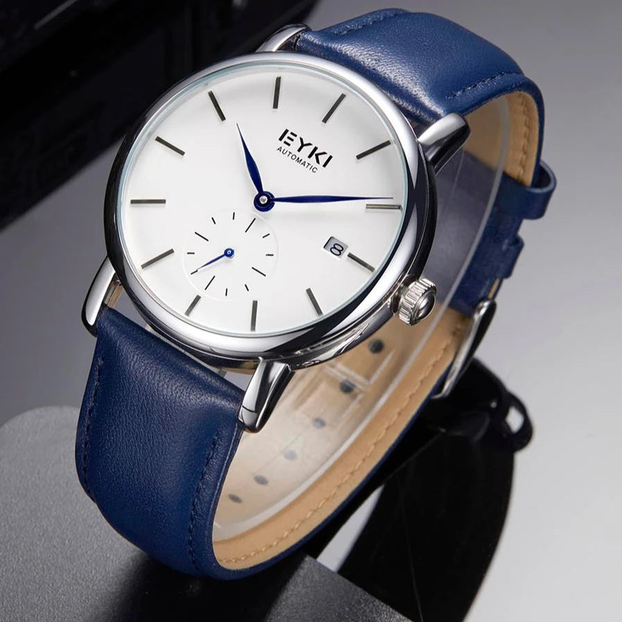 New Hot Sale Relojes Leather Strap Skeleton 3Atm Water Resistant Automatic Men Wrist Watch