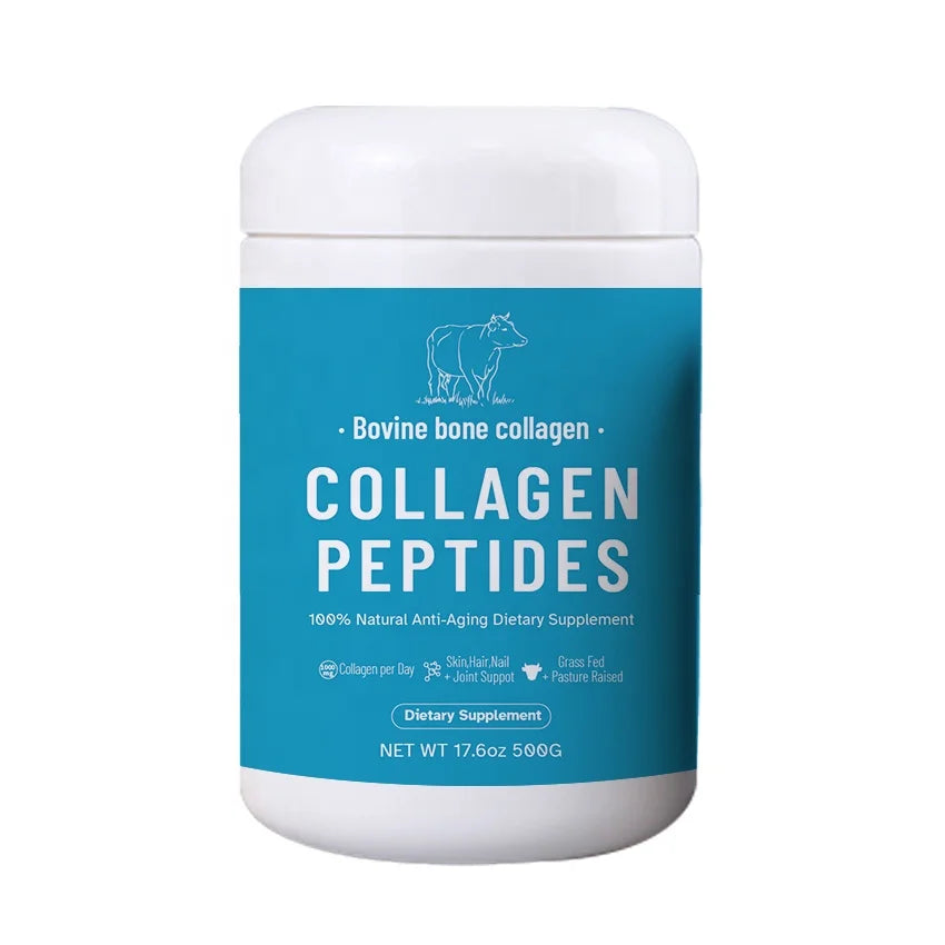 ISO Factory Wholesale 500g Hydrolyzed Bovine Collagen Peptide Powder
