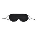 Coteci Double-sided Eye Mask Sleep Blocking Eye Mask Warm and Cool Two-sided Shading Adjustable Size Unisex Luminous Flip Clock
