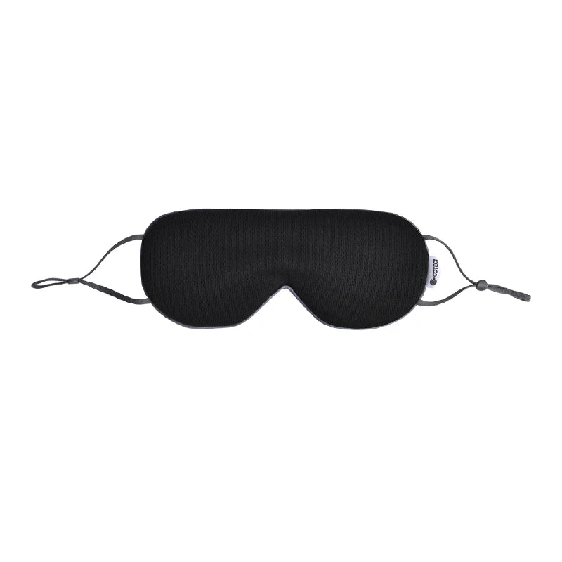 Coteci Double-sided Eye Mask Sleep Blocking Eye Mask Warm and Cool Two-sided Shading Adjustable Size Unisex Luminous Flip Clock