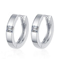 Factory Wholesale Simple Design 0.3Carat Princess Cut Moissanite Earrings 925 Sterling Silver Moissanite Earrings for Women