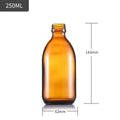 200ml Amber Empty Oral Liquid Glass Bottle Pharmaceutical Syrup Glass Bottle With Lid