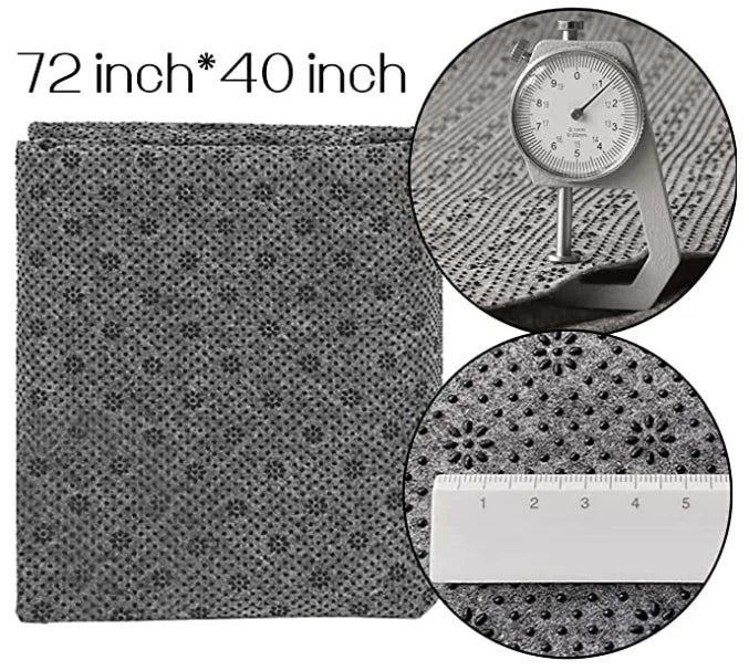 Good Price Breathable Fusible Tufting Rug Material Dots Anti-Skid Anti-static 100% Polyester Secondary Backing Cloth
