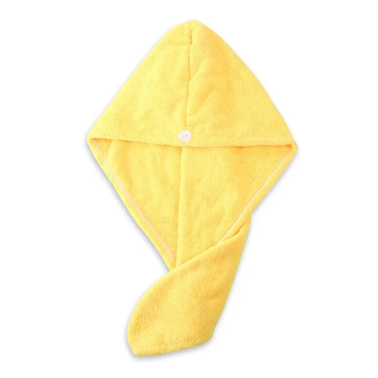 Thick Coral Fleece Hair Drying Towel Microfiber Towel for Hair Drying Fast Drying Wrap Hair Hat