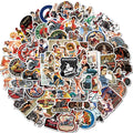 100Pcs Motorcycle Retro Girls Graffiti Stickers Decorative Label for Luggage Laptop Motorcycle Notebook PVC Waterproof Sticker