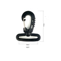 Eco-friendly Black Pom Material Hook Buckles Durable Plastic Hook for Special Bag Parts & Accessories