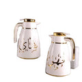 Customizable Plastic Thermal Flask Thermos Portable Gold Silver Pink Insulation Inner Arabic Tea & Coffee Pot with Dallah Design