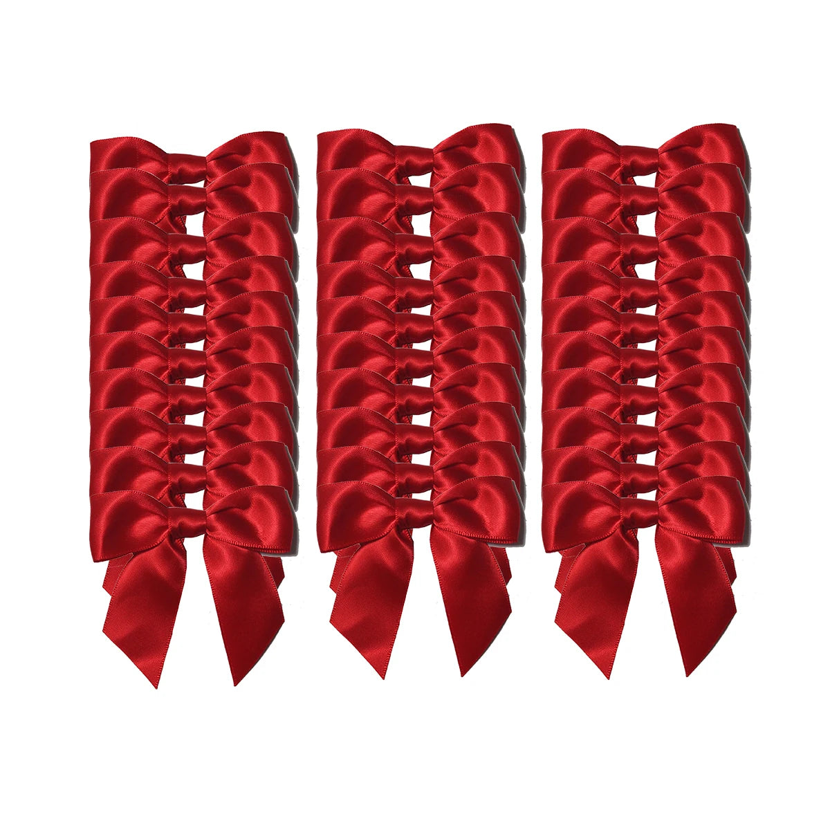Custom Satin Twist Tie Bows for Gift Packaging Ribbons