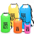 Mingchan 2L 5L 10L 15L 20L 30L Outdoor Floating Roll Top Kayak Boat Sack Gear Backpack PVC Waterproof Dry Bag