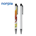 Custom Print Sublimation Metal Pen Touch Phone Screens with Shrink Wrap Stylus Pen