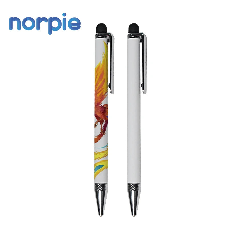 Custom Print Sublimation Metal Pen Touch Phone Screens with Shrink Wrap Stylus Pen