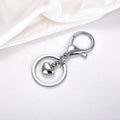 Metal Crafts 12mm Heart Shape Stainless Steel & Pearl Religious ECO-FRIENDLY Memorial Ashes Cremation Urn Keychain