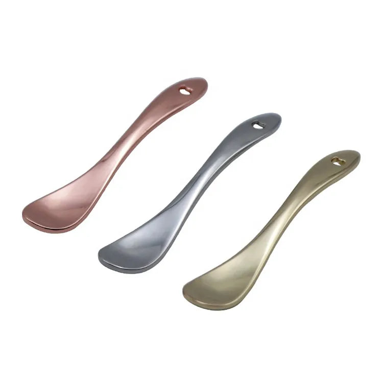 Custom Mini Cosmetic Spatula Stainless Steel Facial Cream Metal Spatula New Design Face Spatula