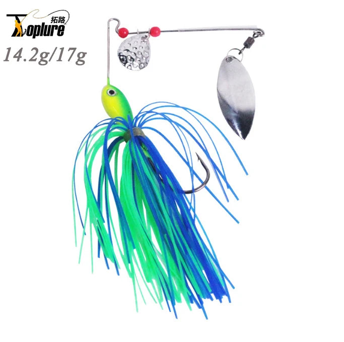 1.2g/17g Fishing Lure Buzzbait Spinner Bait Spoon Fresh Water Bass Spinnerbait Lures Fishing Tackle Hook