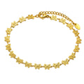 Personalized Anklets for Women Fashion Jewelry Stainless Steel butterfly Heart Charm Gold Plated Foot Anklets No Fade