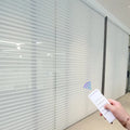 Auto Shangri-La Blinds Serenity Shade Rechargeable Triple Blinds Custom Size Motorized Shangri-La Blinds for Windows