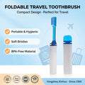 Bulk Foldable Travel Toothbrushes High Quality Soft Nylon Bristles Compact & Hygienic for Travel & Business Trips