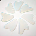 HY Good price opalite gua sha massage tool natural crystal heart shape scraping board scraper tool