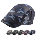 Hot Sale Ready to Ship Summer Cool Camo Thin Mesh Flat Cap Sports Beret Men Ivy Hat for Men