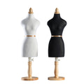 Women's Teaching Small Table Mannequin Small Dress Forms Female Stereoscopic Tailoring Model Shelf for Clothing Design Learning