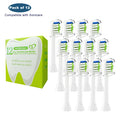 12 Pack EasyClean Professional Electric Brush Heads for Prevent Gingivitis and Gradually Improves Overall Gum Health