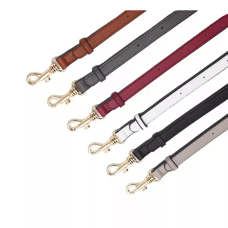 Meetee B-S223 Lychee Pattern Ladies Bag Accessories Narrow Belt Adjustable Thin Long Single Shoulder Strap for Bag