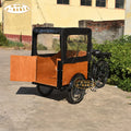 New Designed Family Cargo Bikes 3 Wheels Aluminum Fork 24" Wheel Motor Bicycle Carrying Children or Pets 200KG Load Capacity