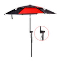 1.8-2.4M Outdoor Sun Shade Waterproof Universal Adjustable Carp Fishing Umbrella Green Arc 2.4M