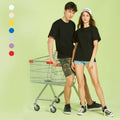 Solid Pattern 100% Heavy Combed Cotton Fashion T-Shirt 240 Gram Knitted Fabric