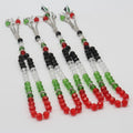 CCY Wholesale Palestine Flag Accessories Crystal Bracelet Muslim Islamic Palestine Jewelry Prayer Beads