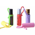 5ml Electroplate Beautiful Tube Glass Roll on Bottle Empty Spraying 5ml 10ml Glass Roller Bottle Wearable Silicone Sleeve