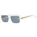 Superhot Eyewear 66400 Fashion 2022 Men Women Rectangle Sun Glasses Retro Vintage Rimless Sunglasses