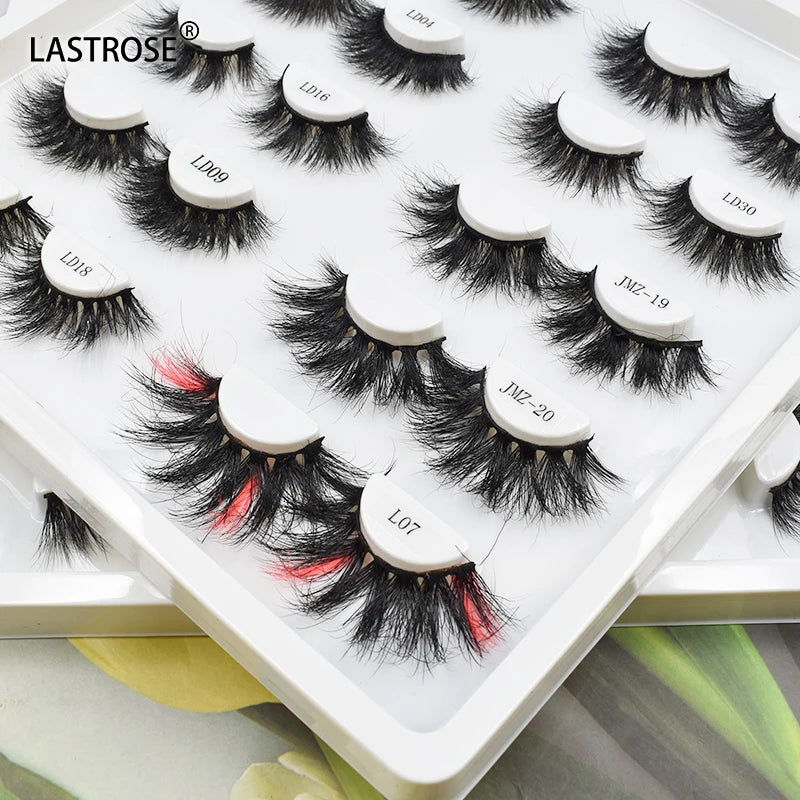 Wholesale Lashes Full Strip Lashes 20mm Mink Eyelash 3d Mink Eyelashes Vendor 3d Mink Lashes