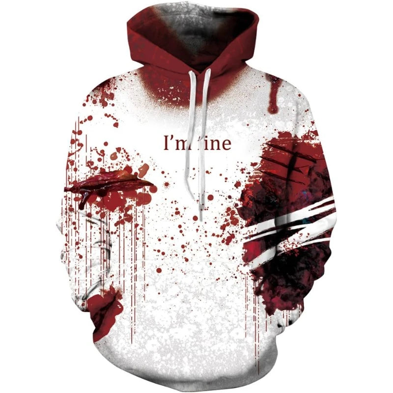 Fitspi Wholesale 3d Printed Hoodies for Men Women Unisex Pullover Hooded Shirts Custom Sweatshirt