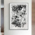 Home Decor Modern Abstract Frameless Canvas Painting Sofa Background Hand Large Paintings-oil Painting