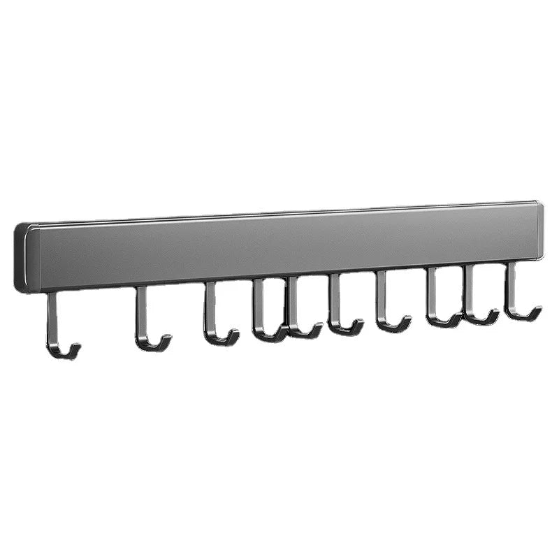Wall Hanging Metal Row Hook Rack Kitchen Spatula Hooks Spoon Hangers Pan Holder