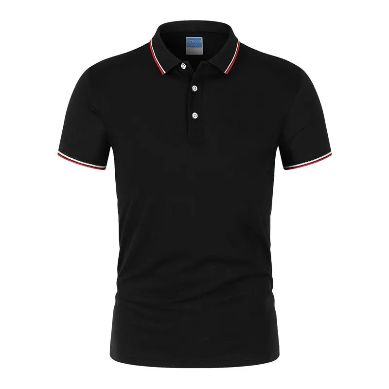 2022 Top Quality Polo Shirt Design Men's Classic Fit Short Sleeve Business Polo Shirt