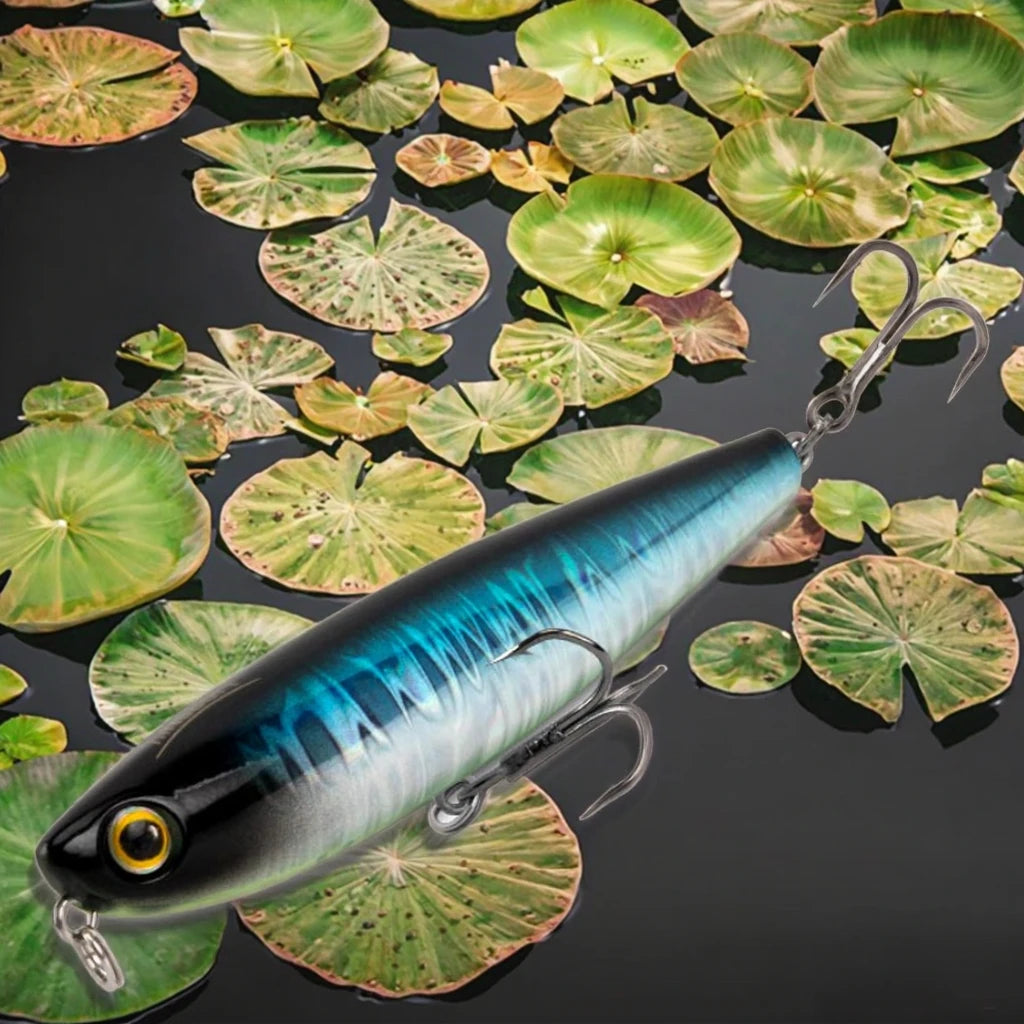 Histar Wholesale 90mm Long Casting ABS High Grade Plastic Zigzag Action Hard Bait 0518 Topwater Floating Pencil Fishing Lure