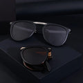 Retro Polarized Folding Sunglasses Men Driving Sunscreen Toad Mirror Men's Trendy Sunglasses
