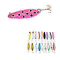 MISTER LURE Manufacturing Sequin Metal Freshwater Saltwater Trolling Quality Metal Spoon Lure