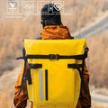 Custom Men/Women Dry Climber Backpack Waterproof Outdoor Travel Hiking Bag with Bigger Mountain Camp Design Cover Closure Type